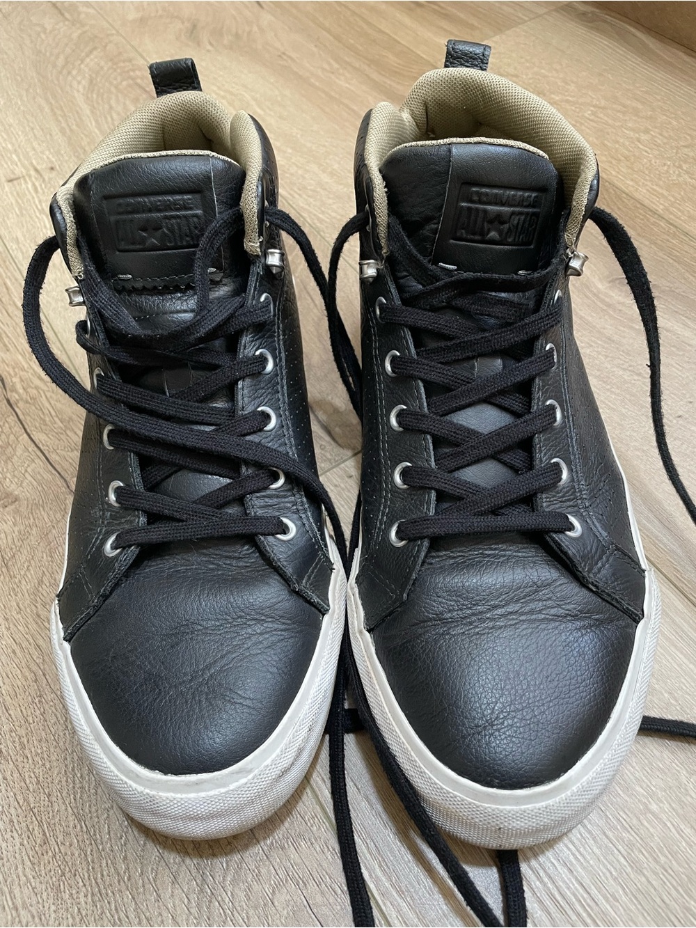 Converse all star Fulton 151015c mid top leather skateboard Chuck Taylor men 11